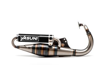 Sistema de escape Yasuni Scooter Z Black Edition, Peugeot vertical, carbono