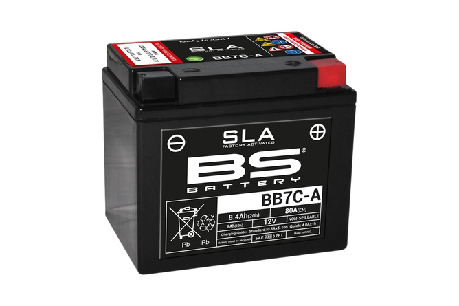 Gel Starterbatterie BS Battery 12 Volt 8,4 Ah SLA 130x90x115mm