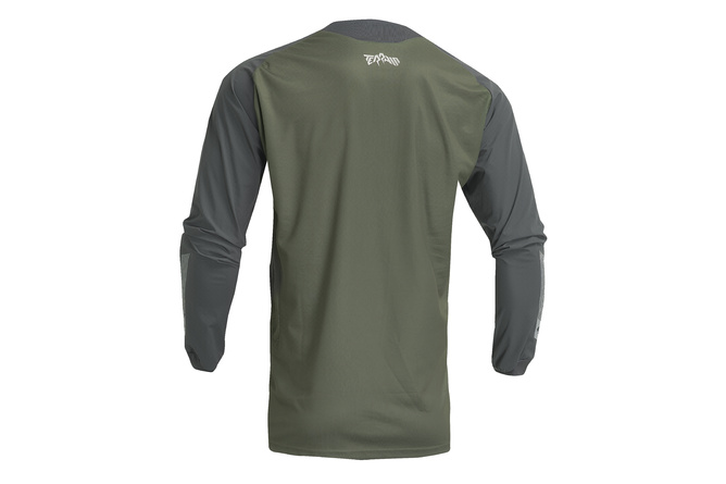MX Jersey Thor Terrain army green / charcoal