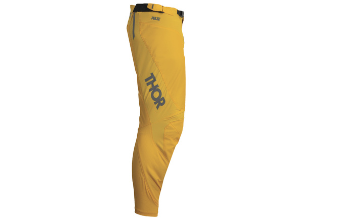 Pantaloni cross Thor Pulse Mono grigio / giallo