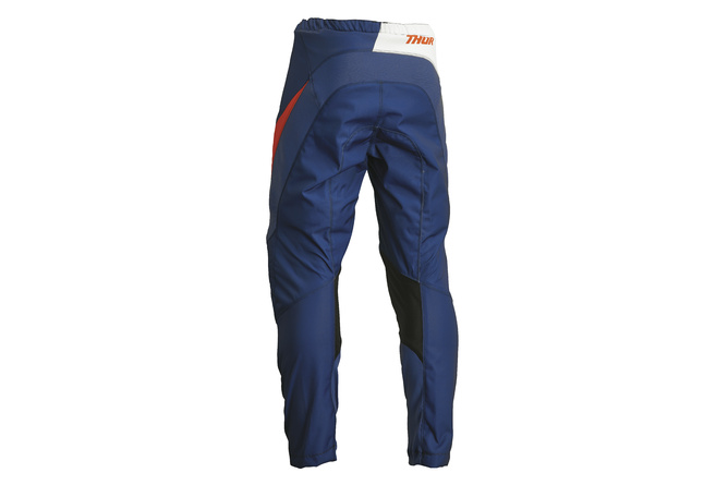 Pantaloni cross Thor Sector Edge blu marina / arancione