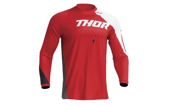 Maillot Thor Sector Edge rouge / blanc 