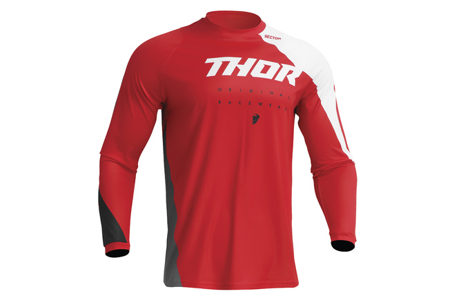 MX Jersey Thor Sector Edge red / white