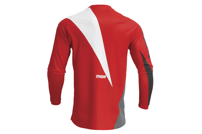 MX Jersey Thor Sector Edge Youth red / white