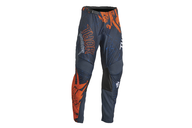 MX Pants Thor Sector Gnar Youth navy blue / orange