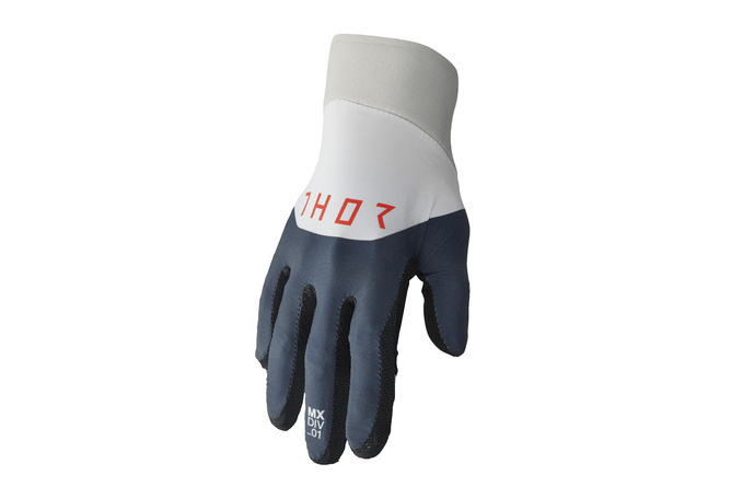 MX Gloves Thor Agile Rival navy blue / grey