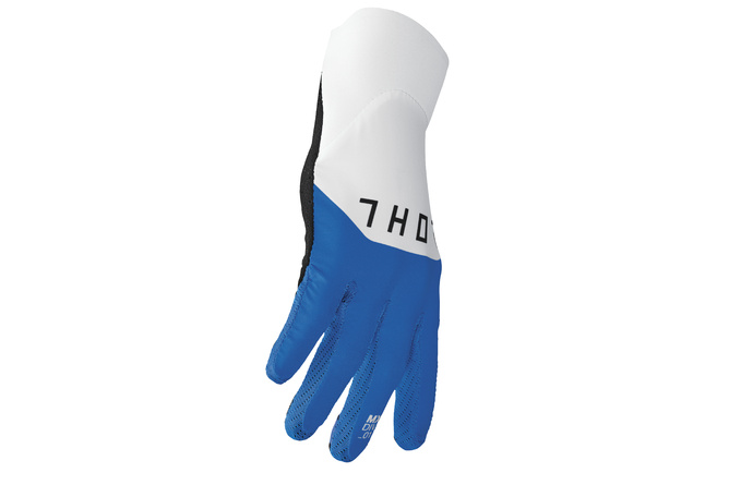 Guanti cross Thor Agile Rival blu / bianco