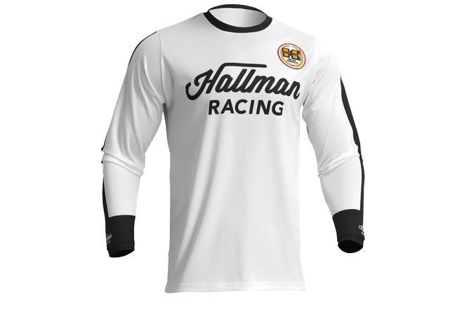 MX Jersey Thor Hallman Differ Roosted white / black