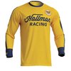 Camiseta Motocross Thor Hallman Differ Roosted Amarillo / Azul Marino