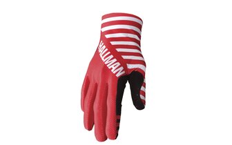 MX Handschuhe Hallman Mainstay Slice weiß / rot