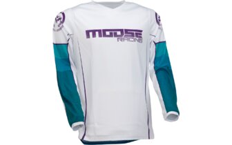 Camiseta MX Moose Racing Qualifier Azul/Blanco 
