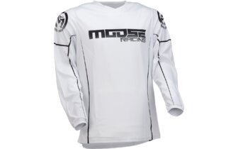 Camiseta MX Moose Racing Qualifier Negro/Blanco 