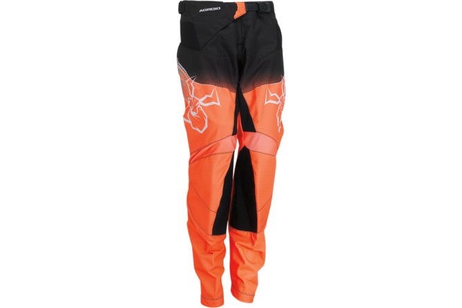 Pantaloni cross Moose Racing Kids Agroid turchese/aranciato/nero