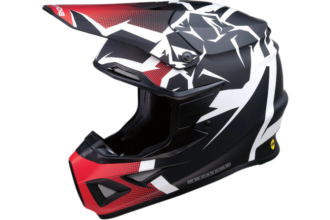 Casque Moose Racing MIPS FI Agroid rouge