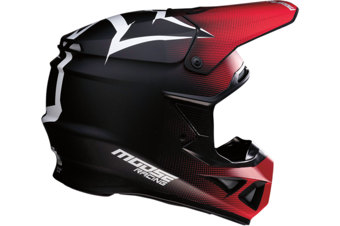 Casque Moose Racing MIPS FI Agroid rouge
