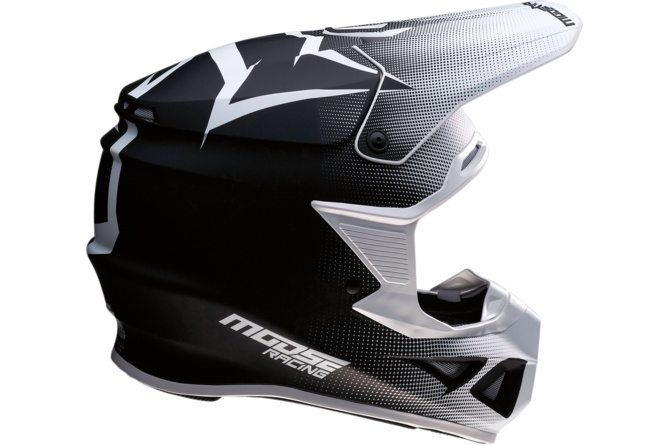 MX Helmet Moose Racing MIPS FI Agroid white