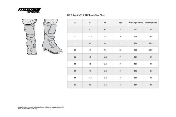 MX Boots Moose Racing Qualifier MX white