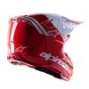 MX Helmet Alpinestars SM8 Radium 2 red/white