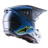 MX Helm Alpinestars SM5 Rayon blau/weiß