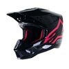 MX Helmet Alpinestars SM5 Compass black/pink