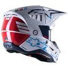 MX Helmet Alpinestars SM5 Action white/teal/navy