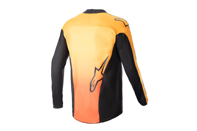 Camiseta Motocross Alpinestars Techstar Sein Negro/Naranja
