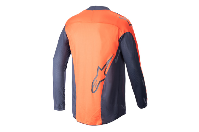 Camiseta MX Alpinestars Techstar Arch Azul Marino/Naranja
