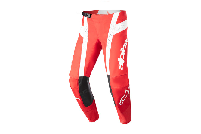 Pantaloni MX Alpinestars Techstar Arch rosso/bianco