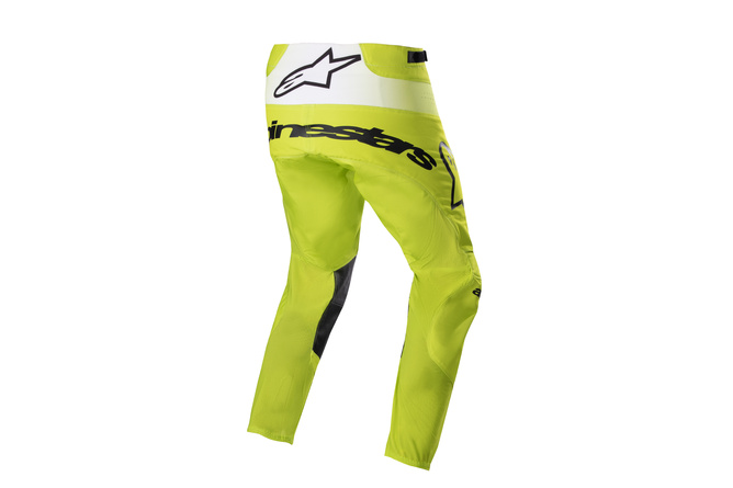 Pantaloni MX Alpinestars Techstar Push giallo fluo/bianco
