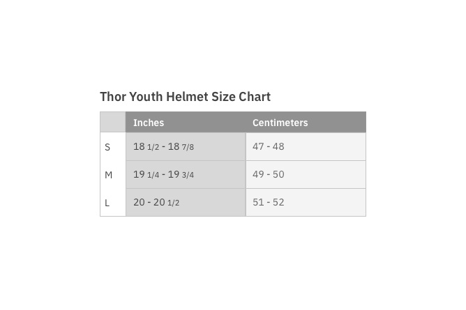 MX Helmet Thor Sector Youth grey / black