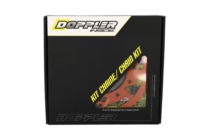 Chain Kit aluminium red 14x53 - 420 Doppler Derbi Senda DRD