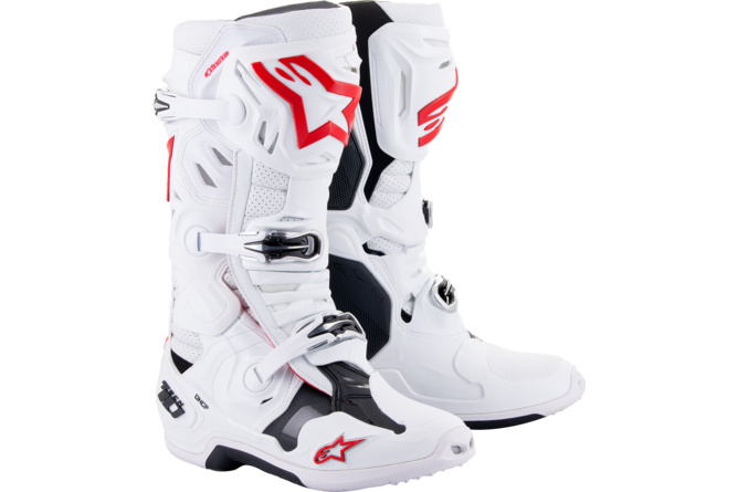 Alpinestars Boots Tech 10 Supervented white / red
