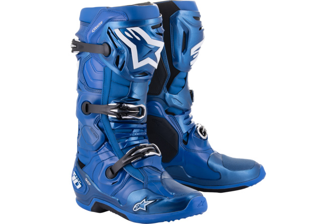 Bottes motocross Alpinestars Tech 10 bleu / noir