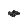 Soffietto forcella ciclomotore nero tipo MBK d.17 - 25mm L.75mm (x2)