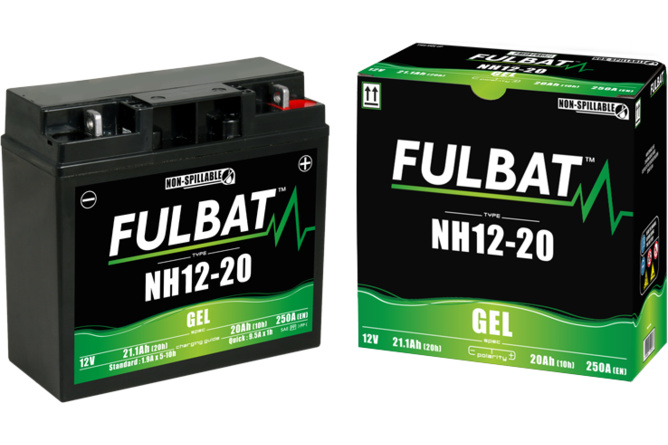Batteria Fulbat 12V - 20Ah SLA Gel senza manutenzione - pronto per l'installazione
