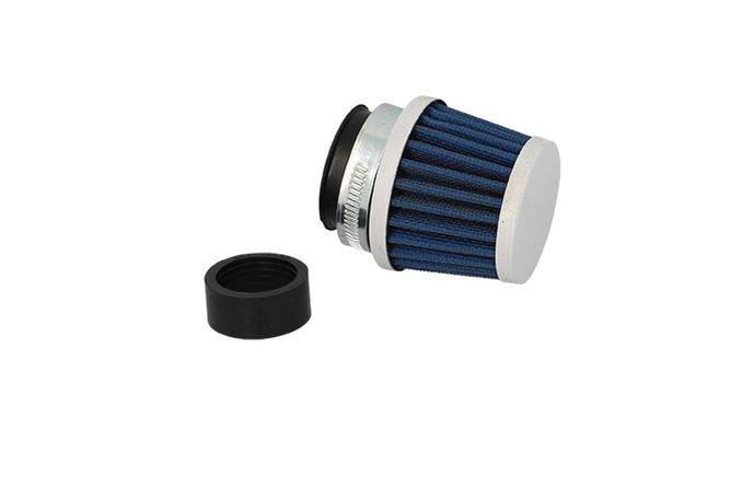 Air Filter KN conical d.28-35 straight (small) white