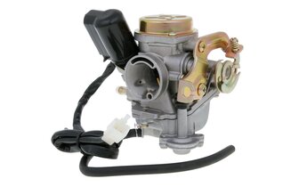 thumbnail image 2 of 19mm Adjustable Carburetor For 50cc 2-Stroke Scooters - Fits Honda Dio, SYM, Kymco & More 2 of 14
