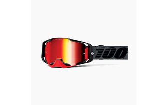 Gafas de Motocross 100% Armega Hiper NEKFEU Lente Espejo Rojo