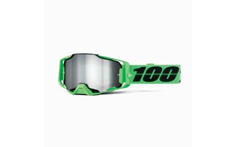 Gafas de Motocross 100% Armega ANZA 2 Lente Espejo Plata