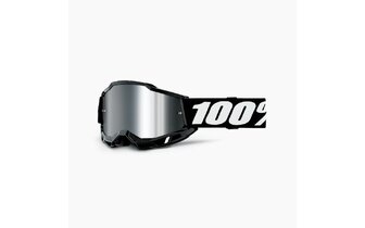 Gafas de Motocross 100% Accuri 2 SESSION Lente Espejo Plata