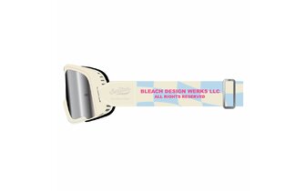 MX Goggles 100% Barstow BLEACH DESIGN WERKS silver mirror