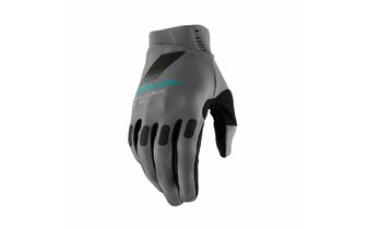 MX Gloves 100% Ridefit petrol 