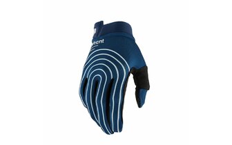 Motocross Handschuhe 100% Itrack Rewound marine blau 