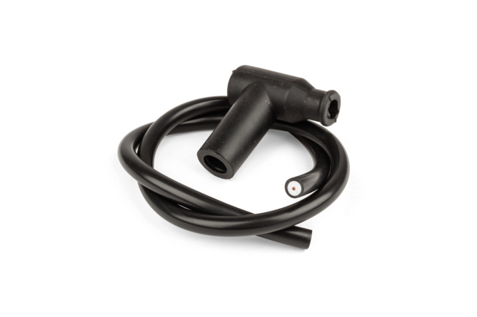 Ignition Cable with spark plug cap black