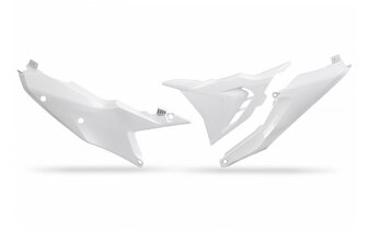Plastiche laterali forate UFO KTM SX / SX-F 2023 bianco