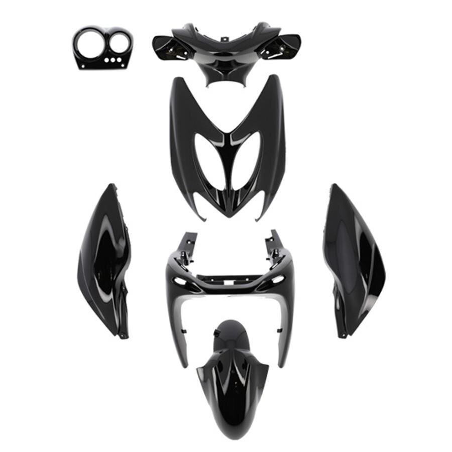 Fairing Kit 7 pcs. black Yamaha Aerox 2002-2012 | MAXISCOOT