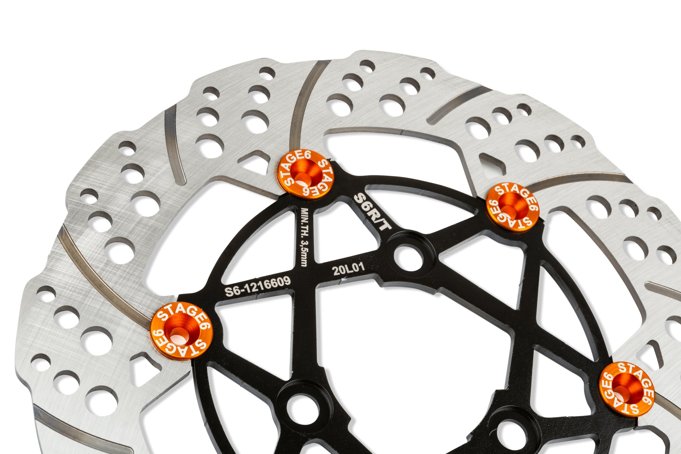 Floating Brake Disc front Stage6 R/T 250mm MK2 Yamaha Aerox / Jog 