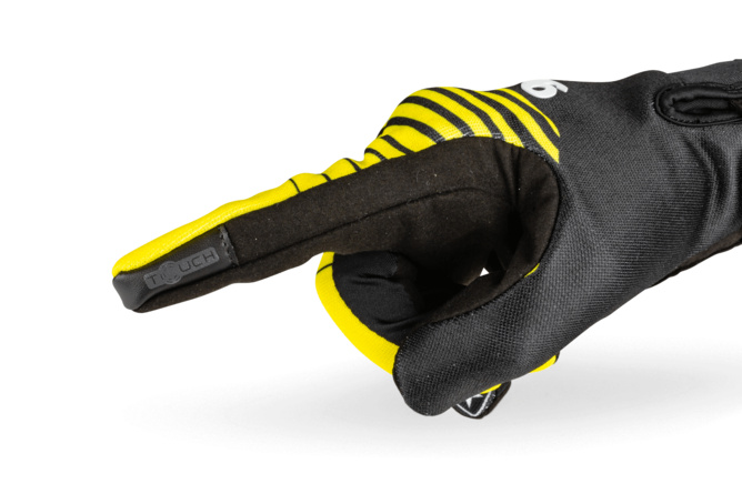 Motorcycle Gloves Stage6 Street Pure Yellow / Black