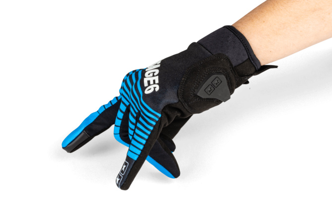 Motorrad Handschuhe Stage6 Street Pure Blau / Schwarz