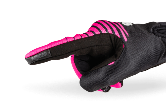 Motorrad Handschuhe Stage6 Street Pure Pink / Schwarz